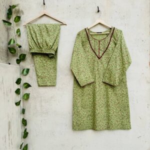 Green Muse - 2pc Stitched