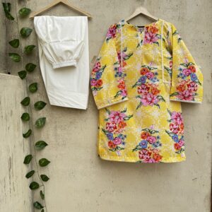 Yellow Mellow - 2pc Stitched